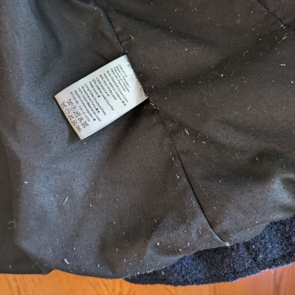 Maison Scotch boucle wool & leather biker jacket, large - Picture 8 of 8